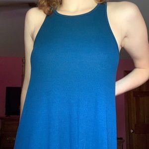 blue boyfriend tank